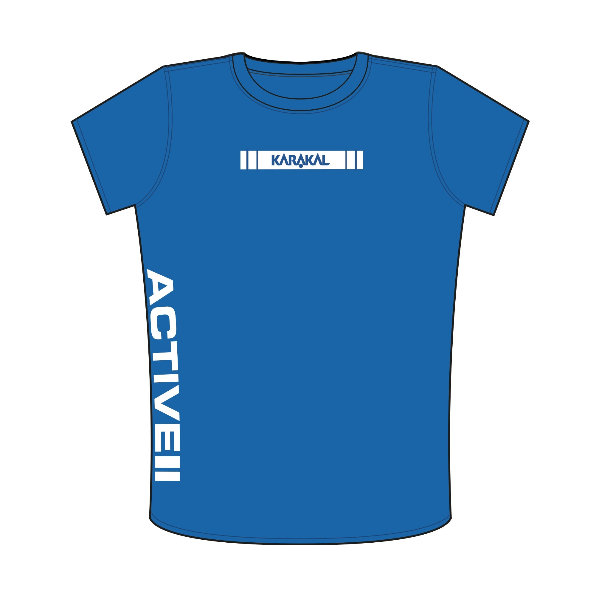karakal-active-tee-blue-2025-26-cool-tec-t-shirt image 4