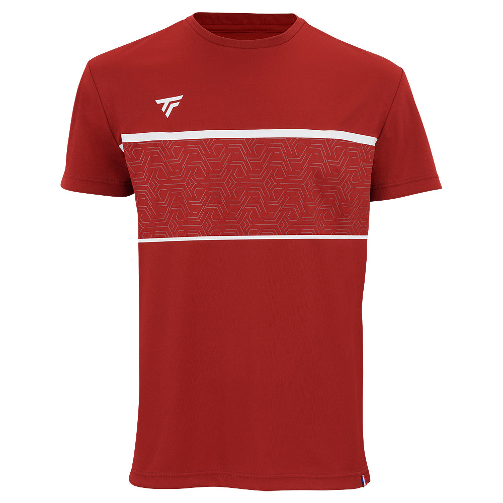 tecnifibre-team-tech-tee-cardinal-homme-herren-funktionsshirt-mit-tecnifibre-log image 2