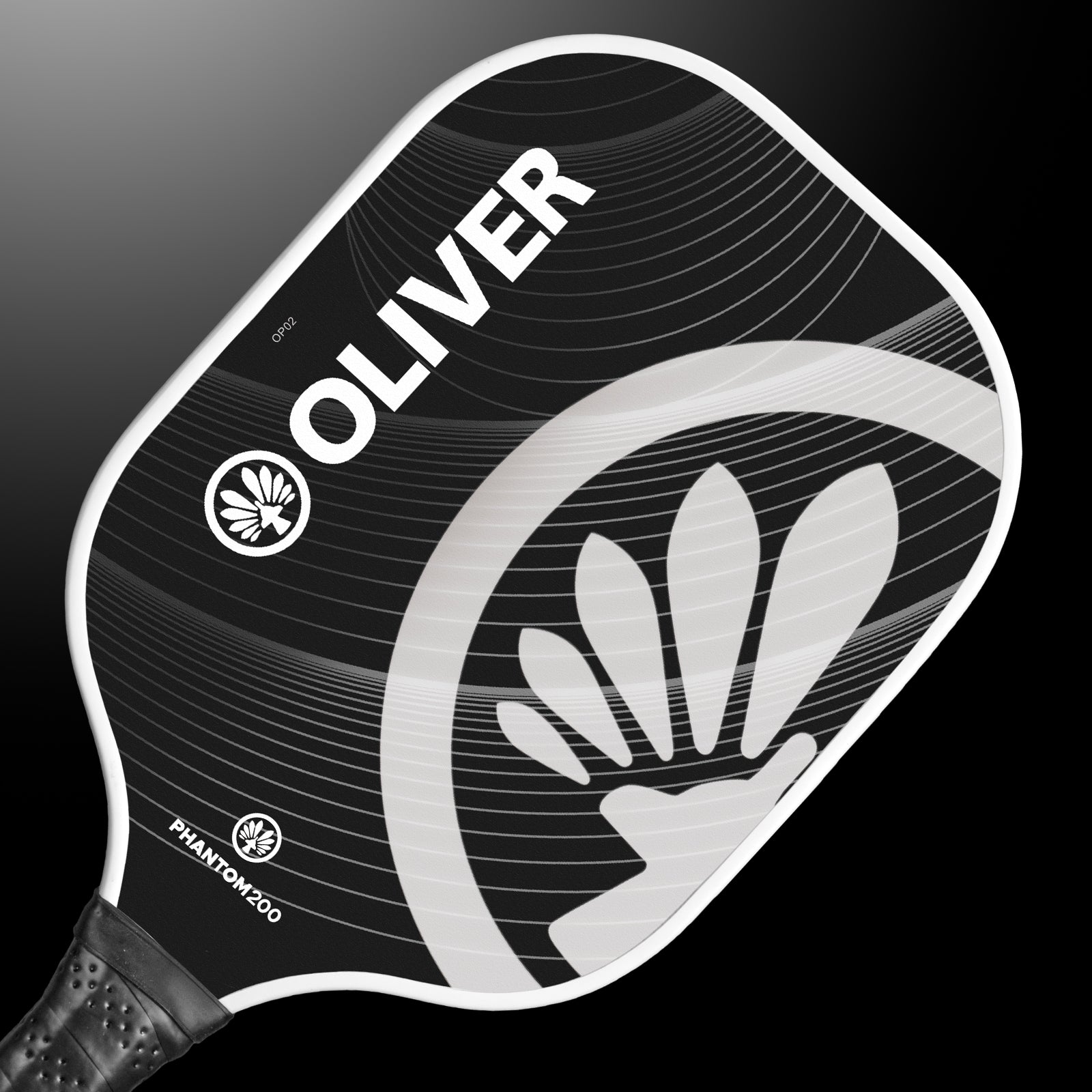 oliver-phantom-200-pickleball-schl-ger-schwarz-grau-f-r-einsteiger image 2