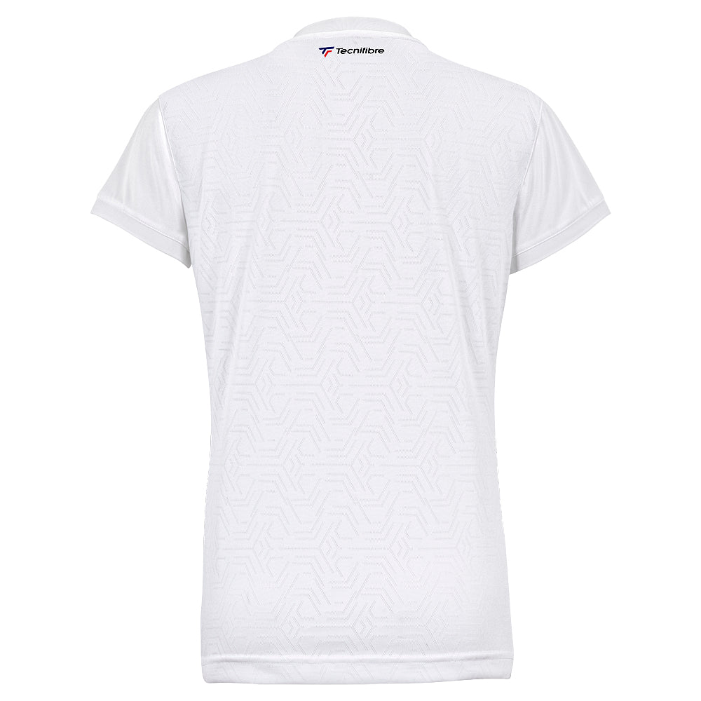 tecnifibre-team-mesh-polo-white-damen-tailliertes-polo-mit-3-knopf-leiste-und-of image 3