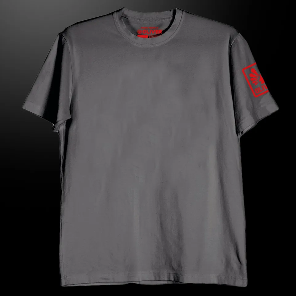 oliver-we-are-oliver-t-shirt-baumwolle-schwarz-rot image 1