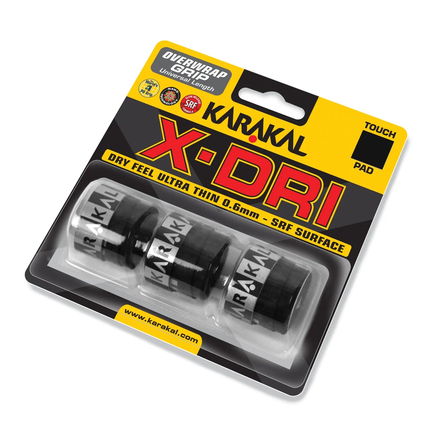 karakal-x-dri-overwrap-griff-0-6-mm-dry-feel-3er-pack image 2