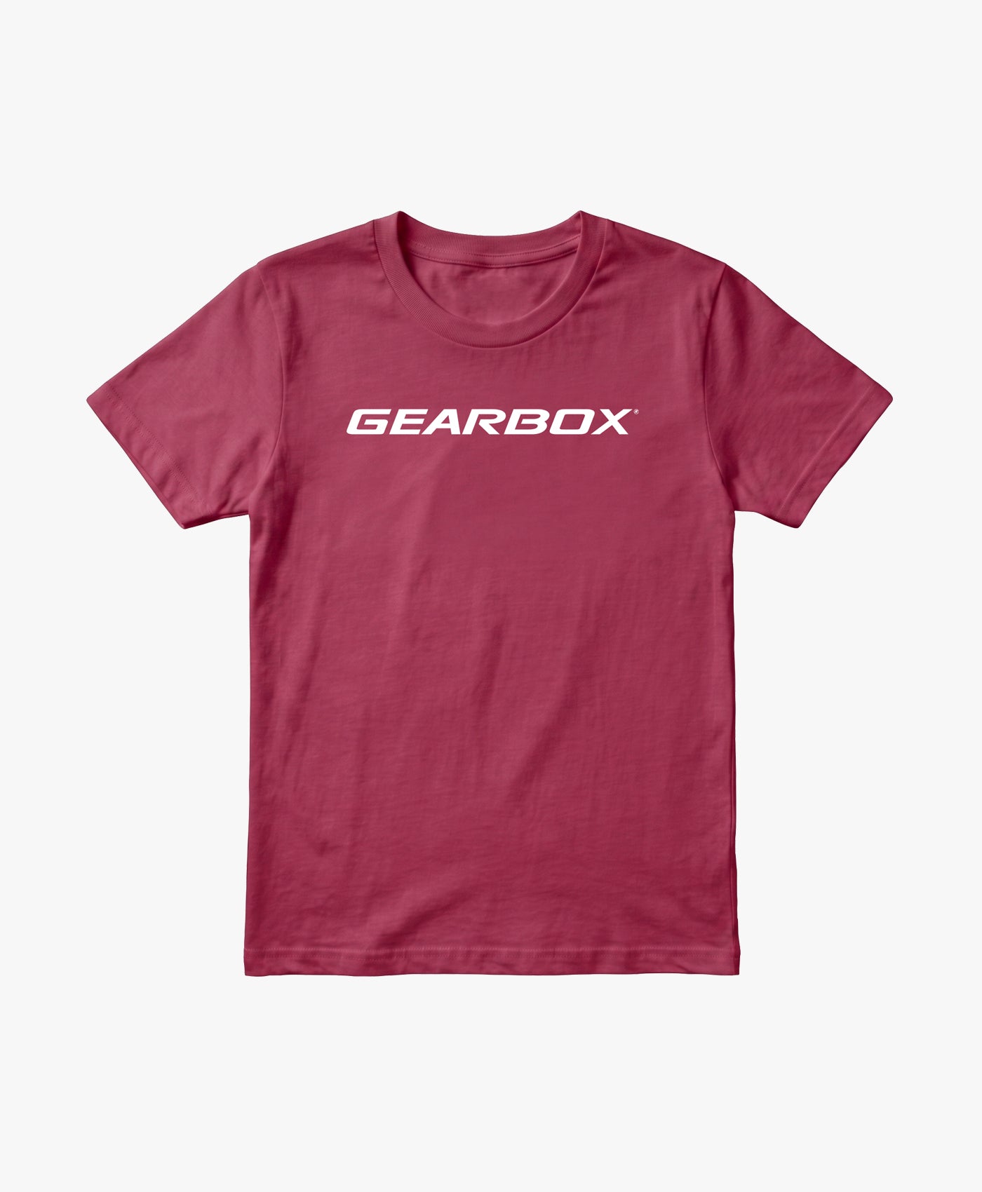 gearbox-gb-og-herren-baumwoll-t-shirt-maroon image 2