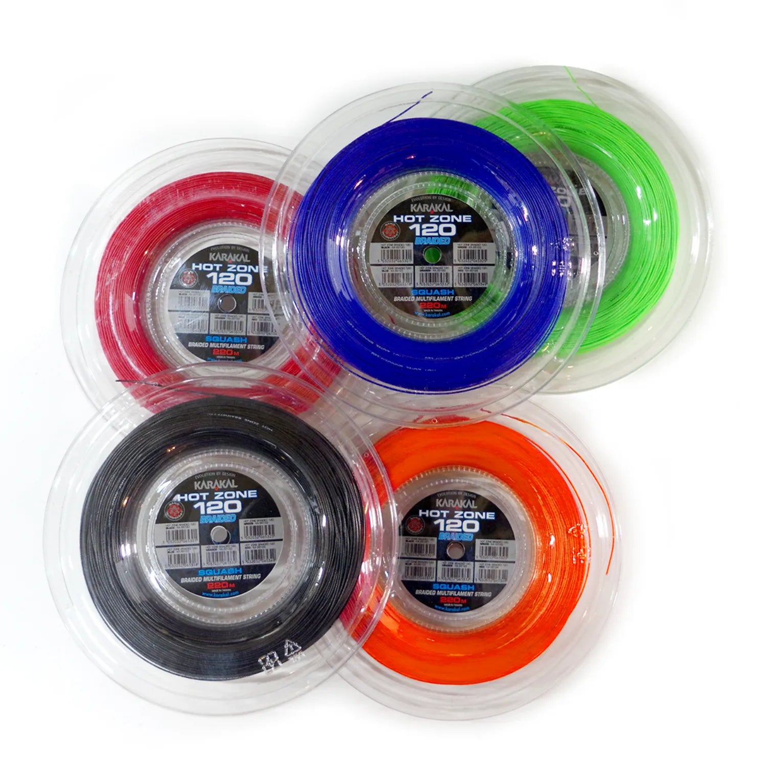 karakal-hot-zone-braided-120-squashsaite-multifilament-saite-f-r-power-kontrolle image 2