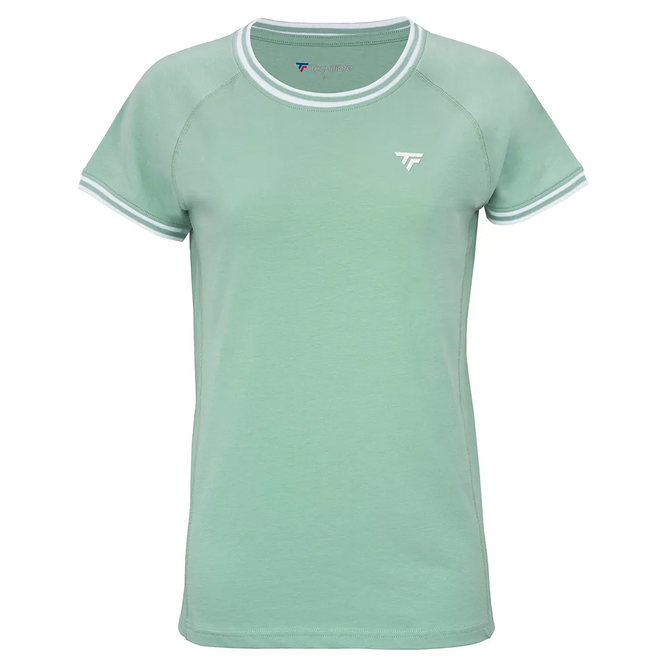 tecnifibre-stretch-tee-sage-m-dchen-t-shirt-aus-bio-baumwolle image 1