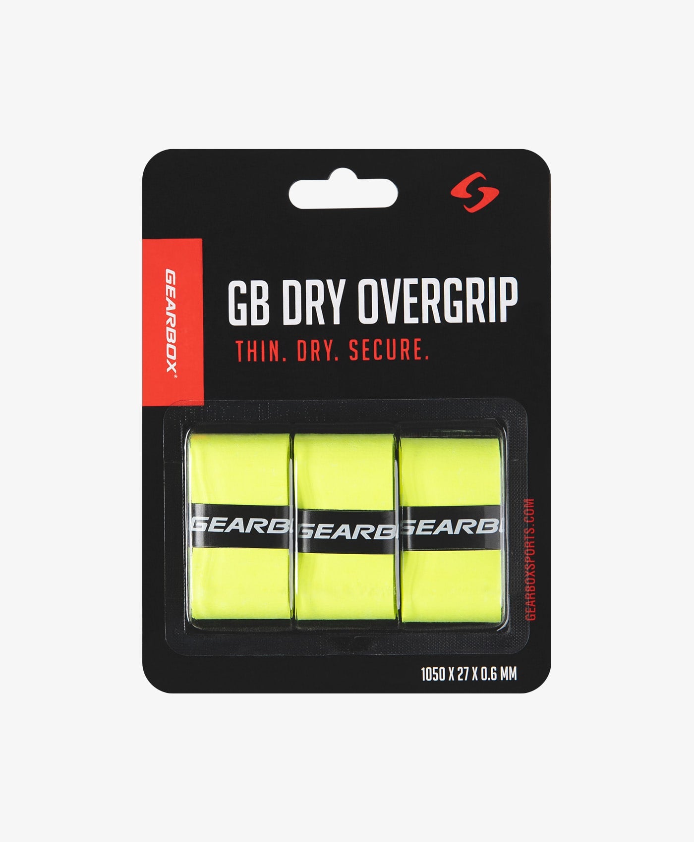 gearbox-dry-overwrap-grip-neon-yellow-overgrip image 2