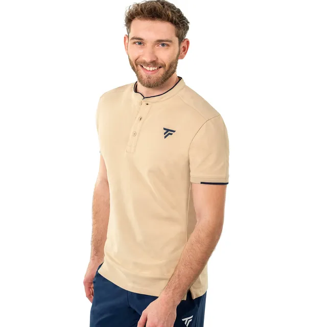 tecnifibre-polo-piqu-homme-sand-herren-tennispolo-aus-bio-baumwolle image 1
