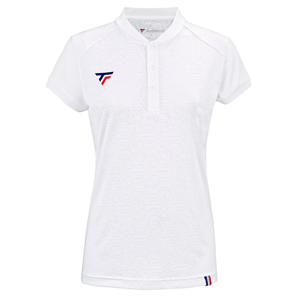 tecnifibre-polo-team-mesh-white-m-dchen-sportliches-polo image 1