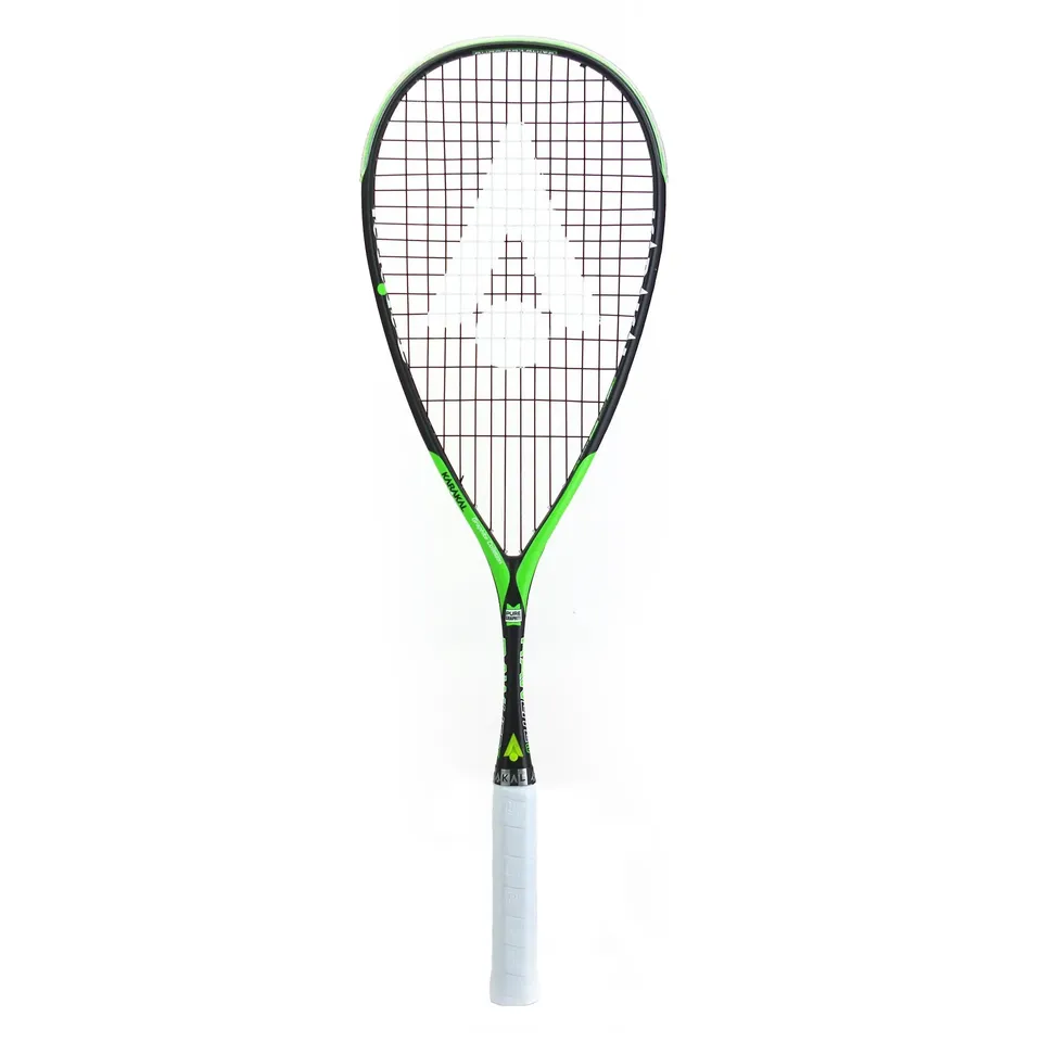 karakal-raw-pro-lite-2-1-squashschl-ger-110g-ovaler-griff-hot-zone-120-besaitung image 1