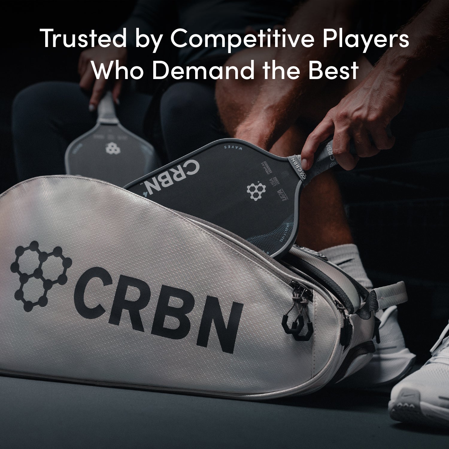crbn-pickleball-crbn-trufoam-waves-square-pickleball-paddle image 5