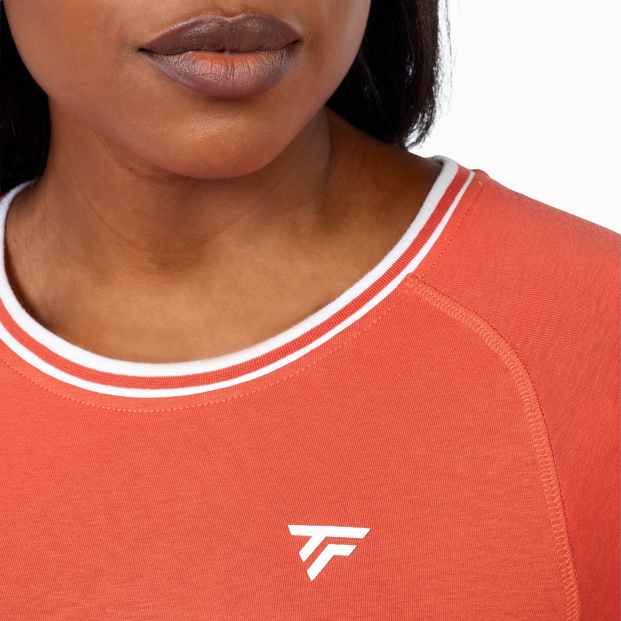 tecnifibre-stretch-tee-terracotta-damen-dehnbares-tennis-t-shirt-aus-bio-baumwol image 3