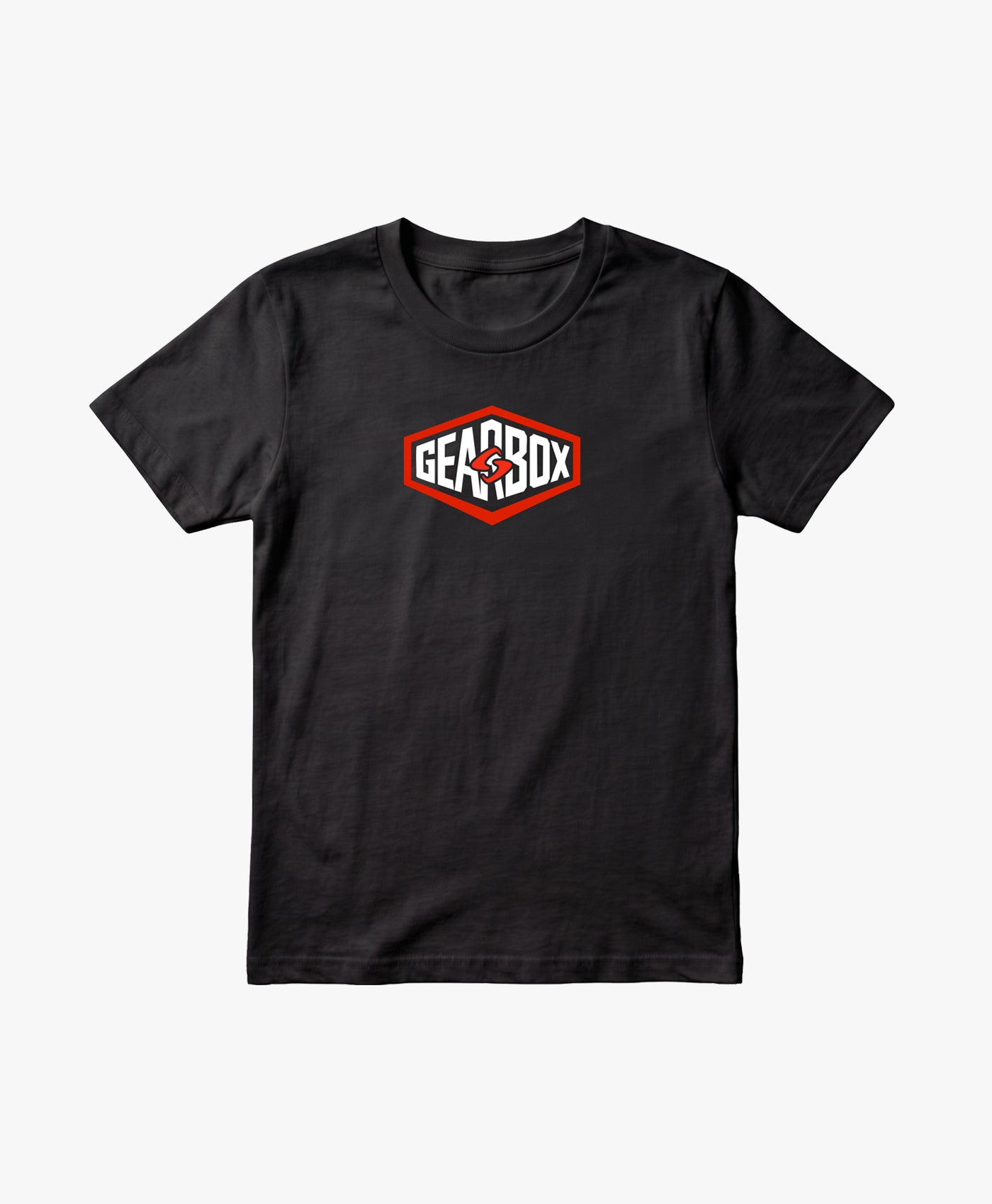 gearbox-boxed-mens-cotton-tee-black image 1