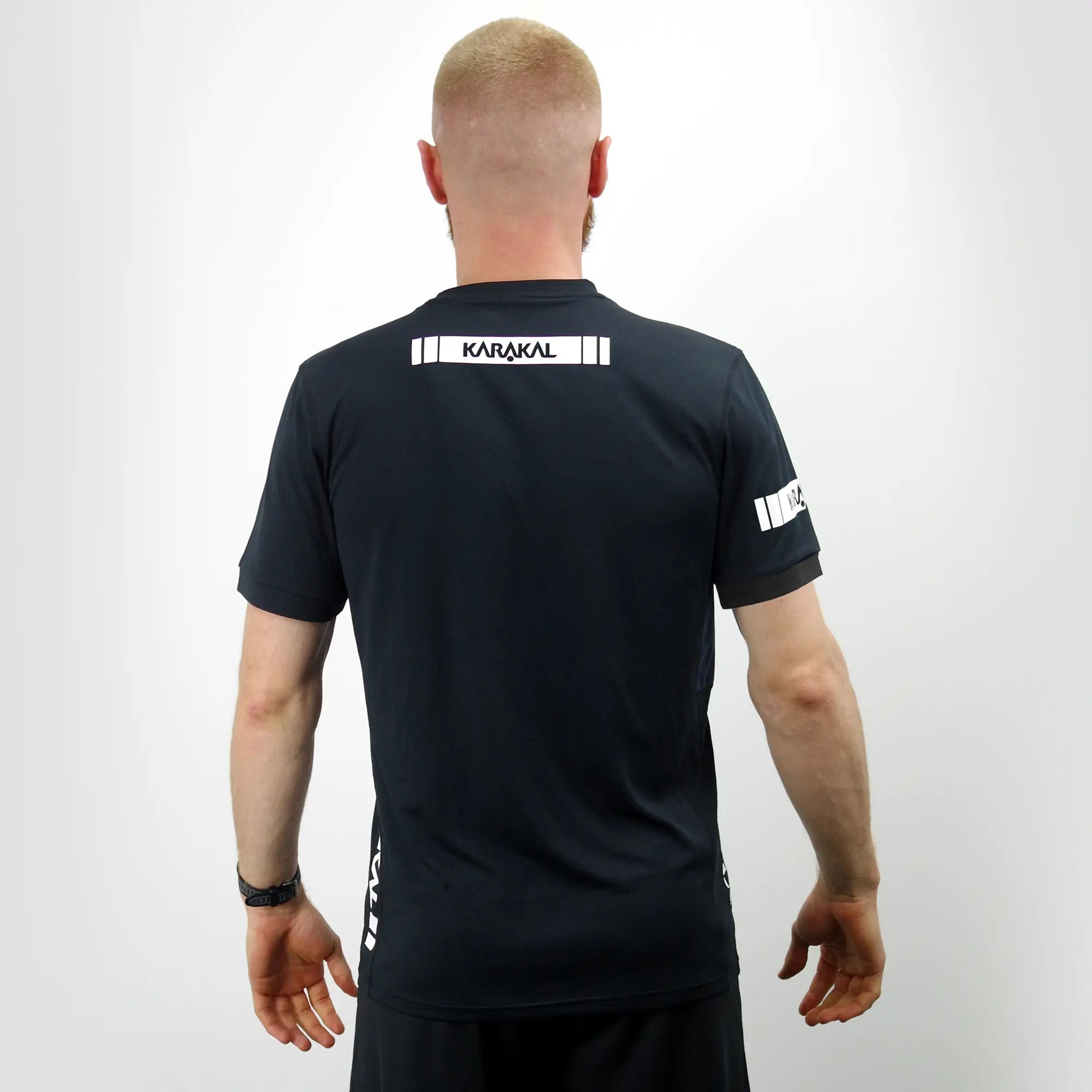 karakal-pro-tour-tee-black-2025-26 image 2