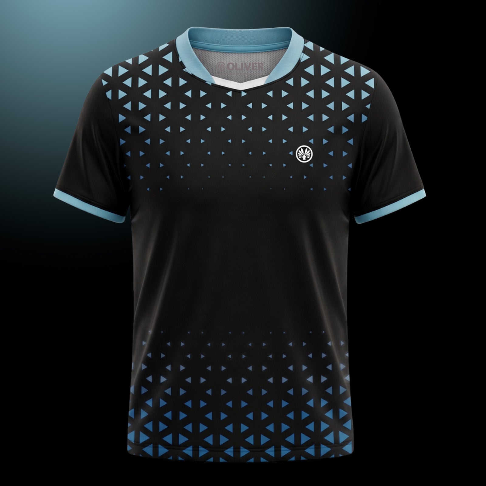 oliver-palermo-performance-t-shirt-schwarz-blau image 1
