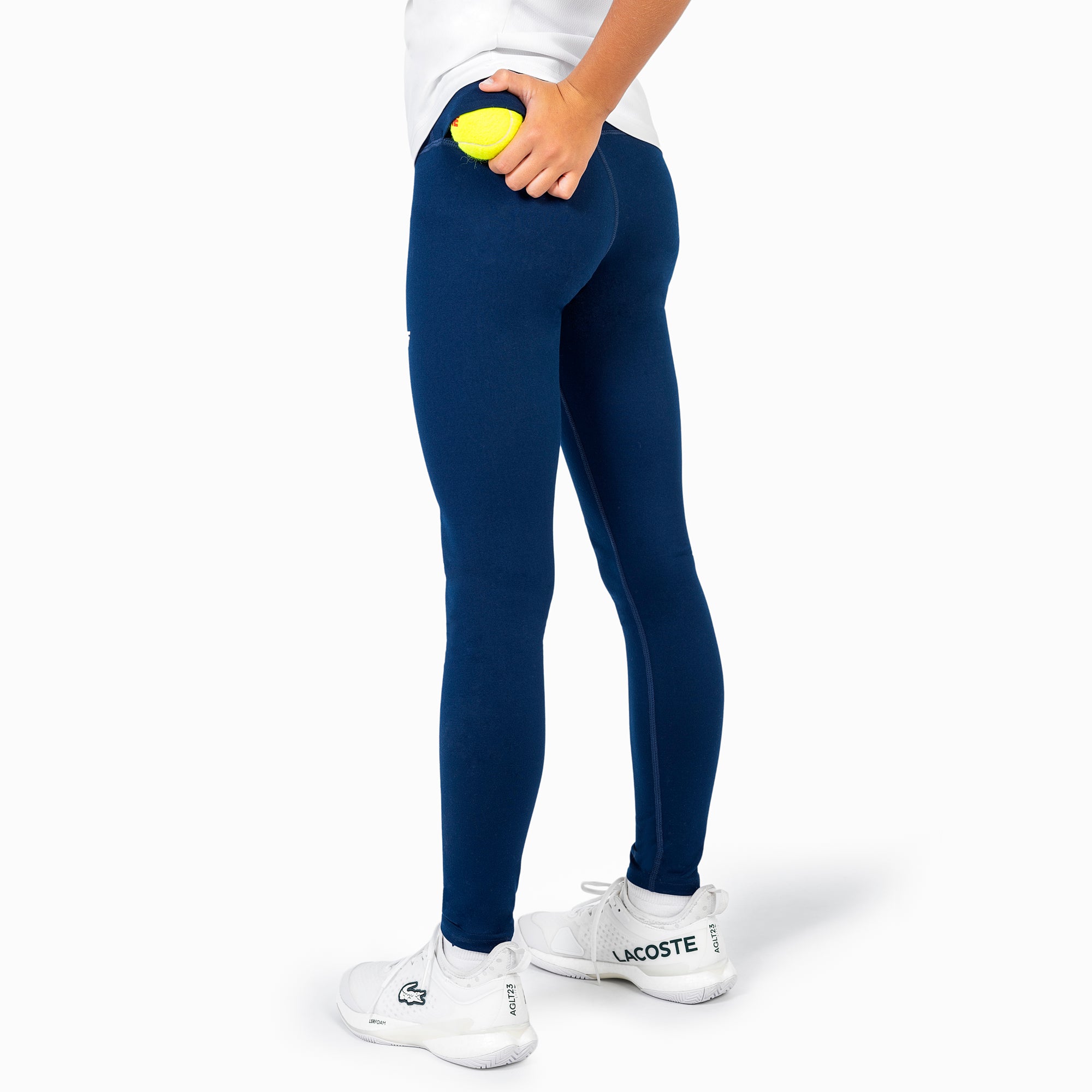 tecnifibre-pantalon-team-tech-legging-marine-fille-w-rmende-m-dchen-tennishose-m image 2