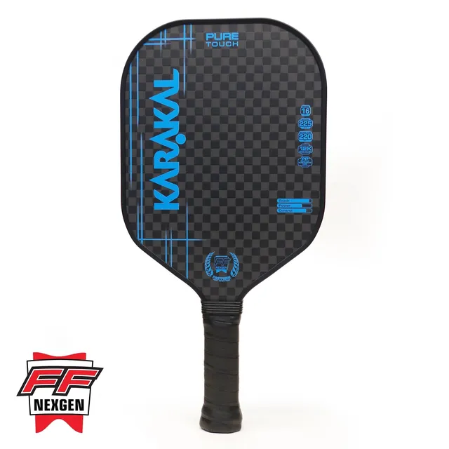 karakal-pure-touch-blue-pickleball-paddle-pr-zision-und-spin image 1