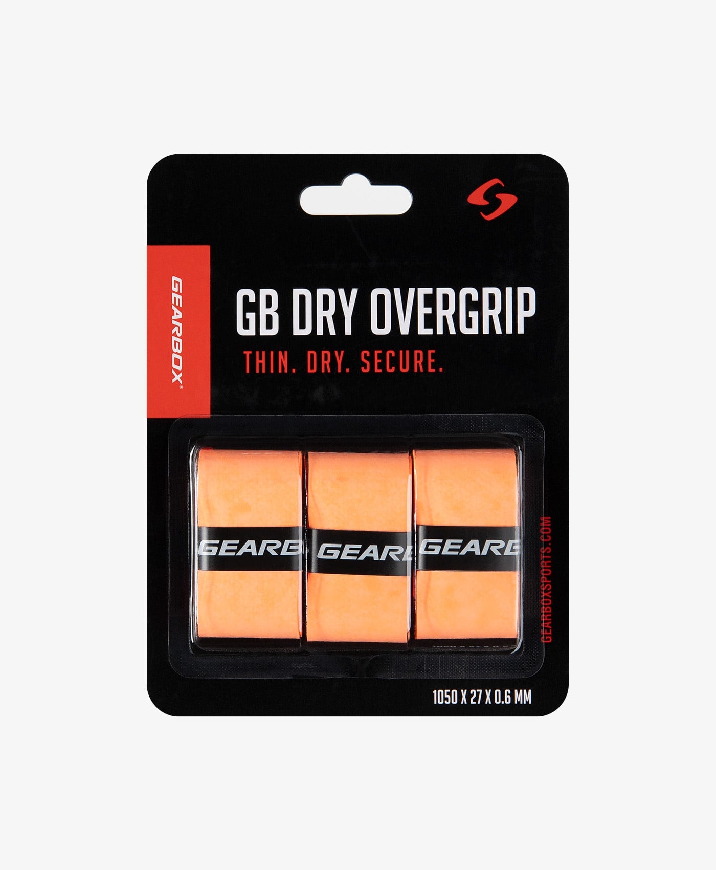 gearbox-dry-overwrap-grip-orange-trockenes-griffband image 2