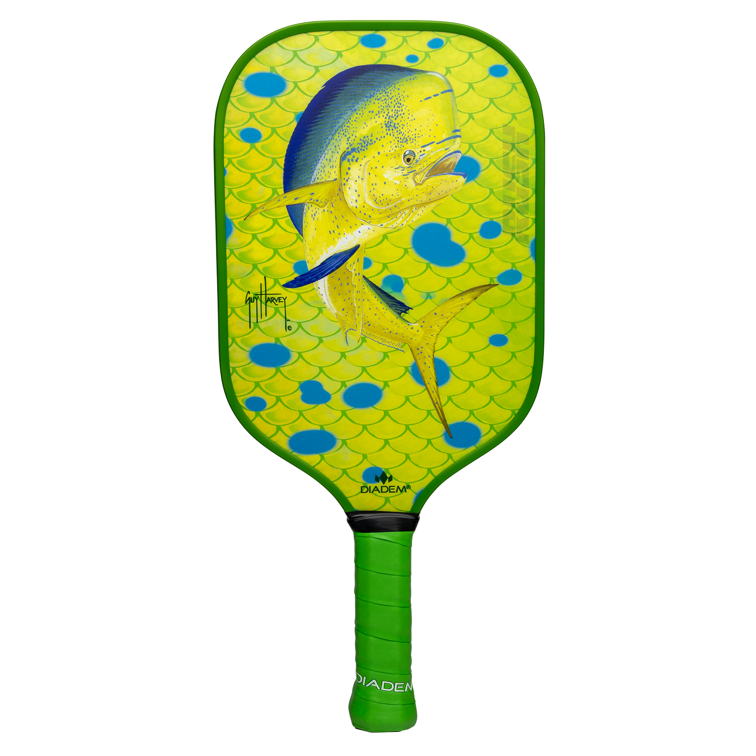 diadem-guy-harvey-limited-edition-pickleball-paddle-rush-marlin-turtle-mahi image 1