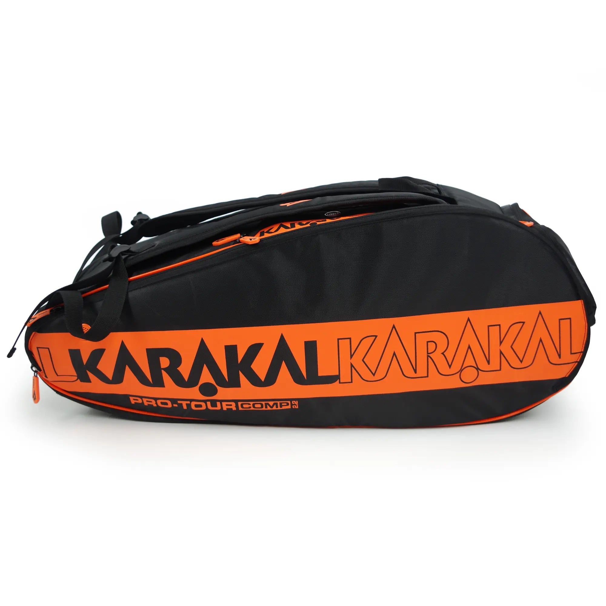 karakal-pro-tour-comp-2-2-racket-bag-orange-9-schl-ger-tasche-f-r-turnierspieler image 4