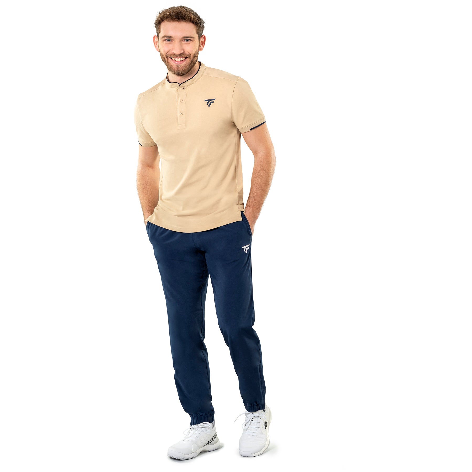 tecnifibre-polo-piqu-homme-sand-herren-tennispolo-aus-bio-baumwolle image 4