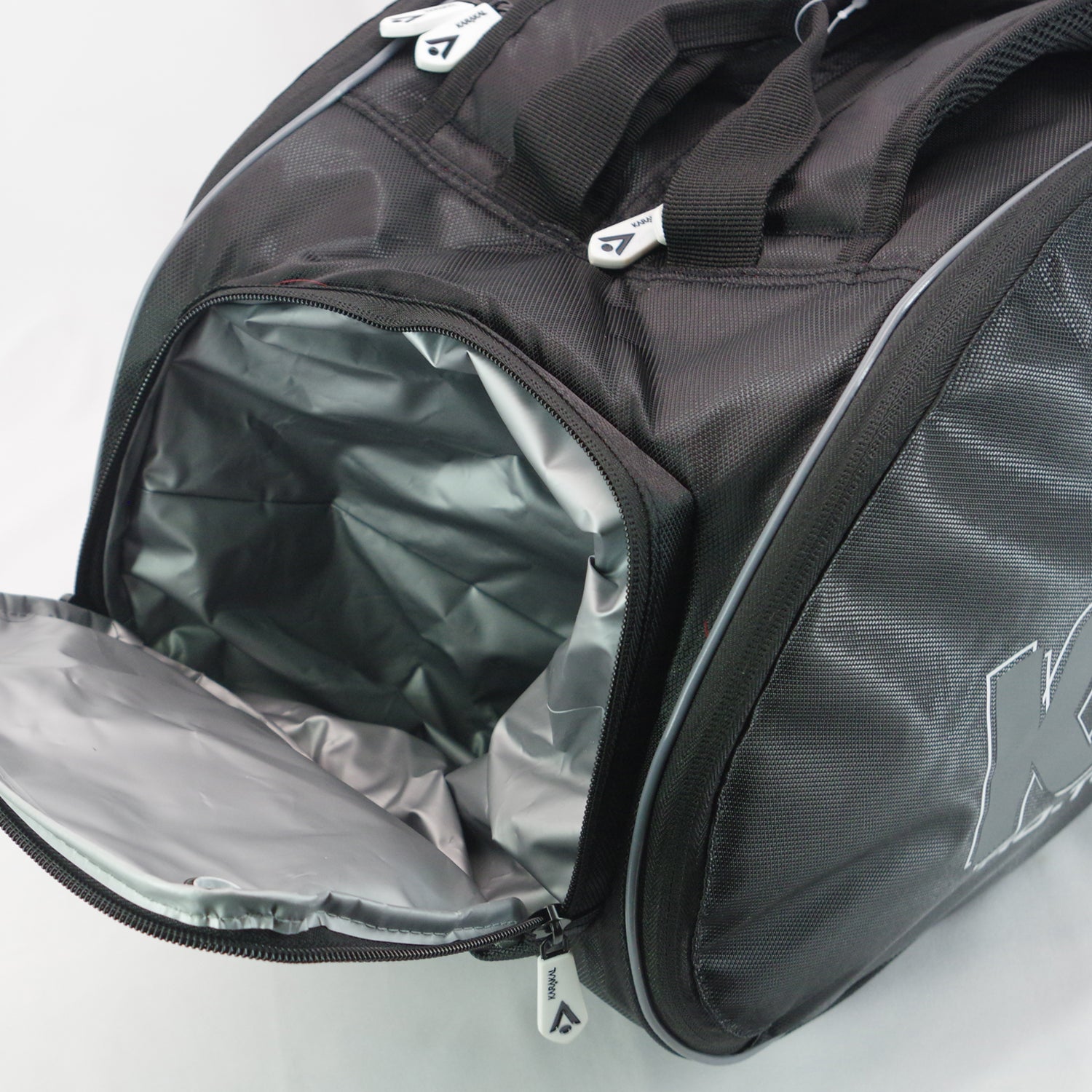 karakal-pro-tour-2-1-comp-racket-bag-9-schl-ger-tasche-mit-wei-em-trimm image 7
