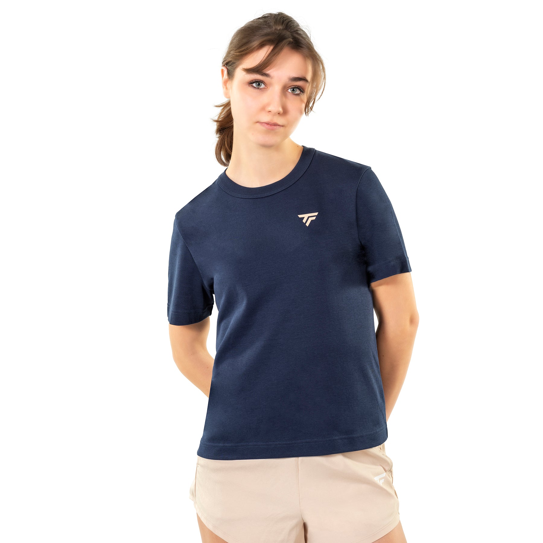 tecnifibre-graphic-tee-femme-marine-oversize-t-shirt-aus-bio-baumwolle image 1
