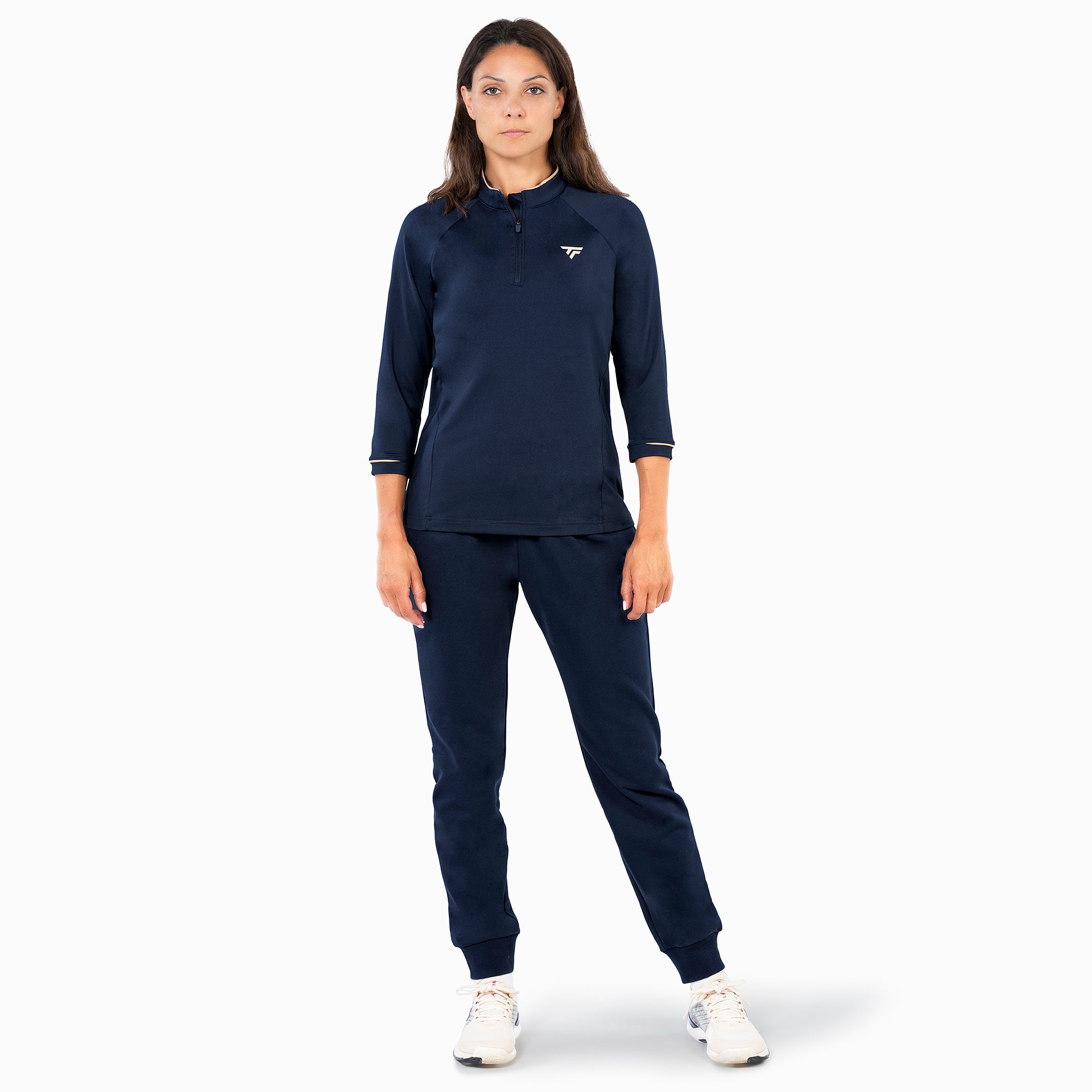 tecnifibre-sweat-technique-thermo-zip-3-4-arm-damen-marine image 3