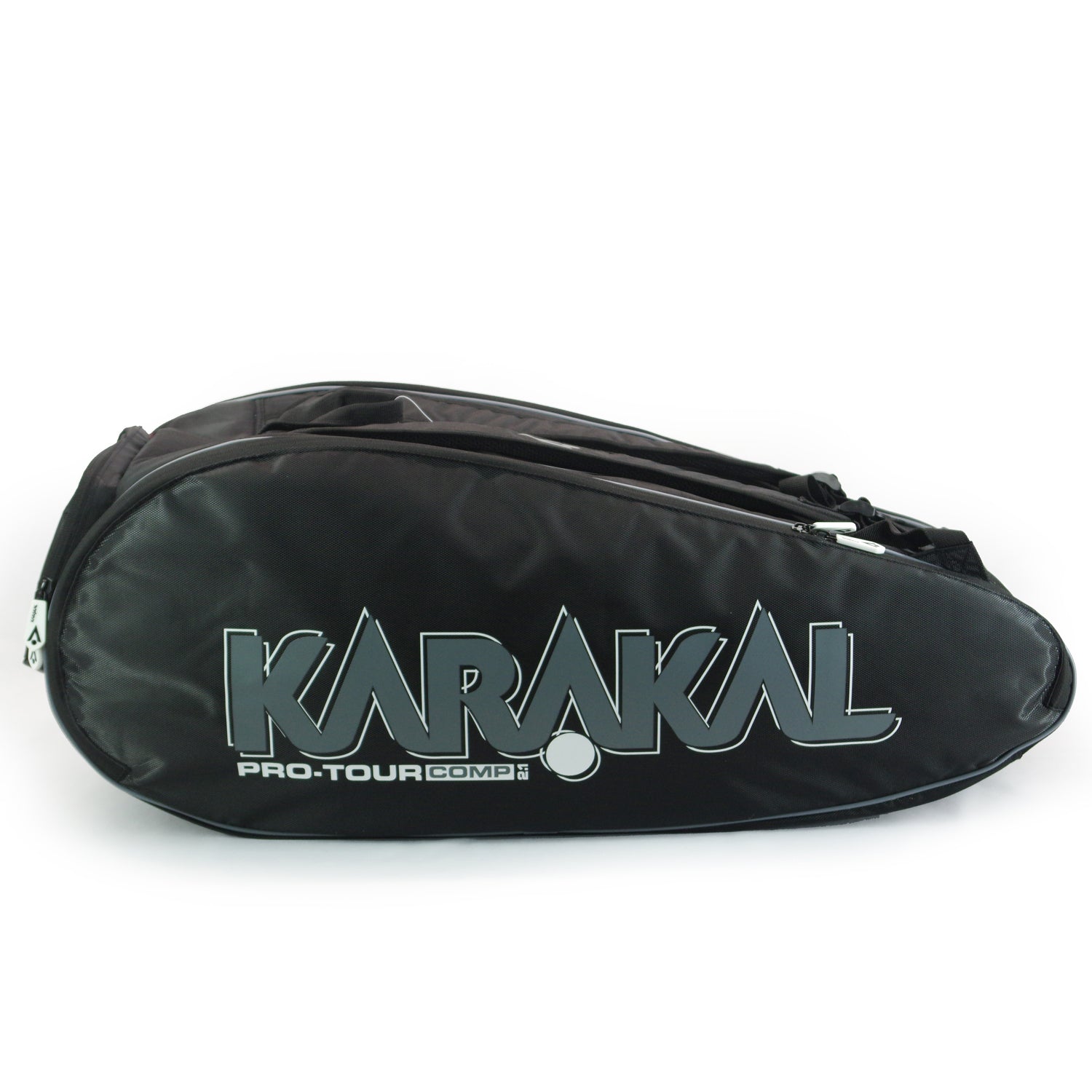 karakal-pro-tour-2-1-comp-racket-bag-9-schl-ger-tasche-mit-wei-em-trimm image 2