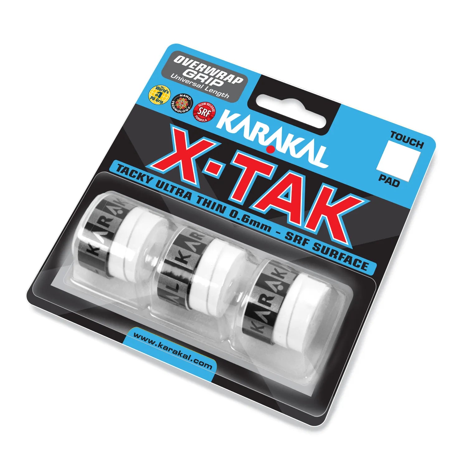 karakal-x-tak-overwrap-griff-0-6-mm-tacky-3er-pack image 2