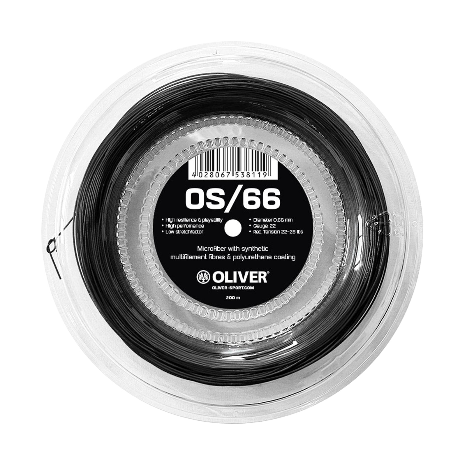 oliver-os-66-badmintonsaite-0-66-mm-200-m-rolle image 3