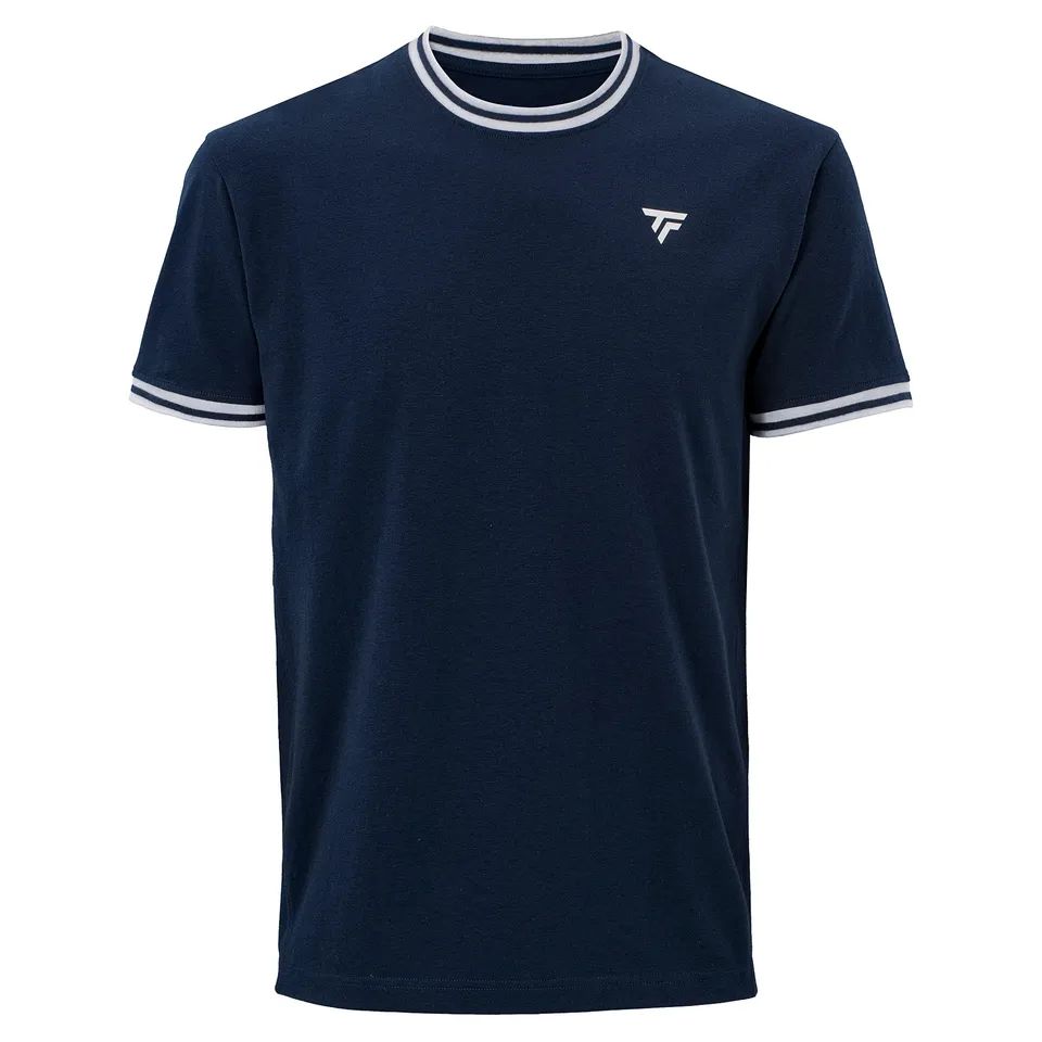 tecnifibre-stretch-tee-t-shirt-marine-jungen-bio-baumwolle image 1