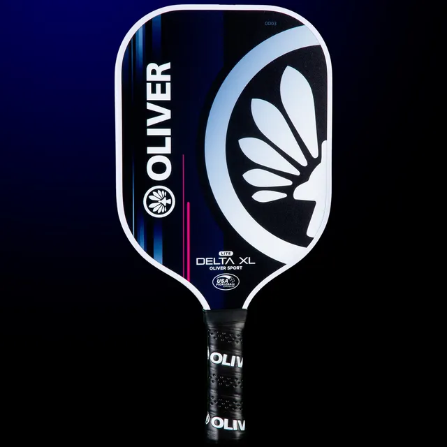 oliver-delta-xl-lite-pickleball-paddle-13-mm-wabenkern-fiberglas-220-g-lila-rosa image 1