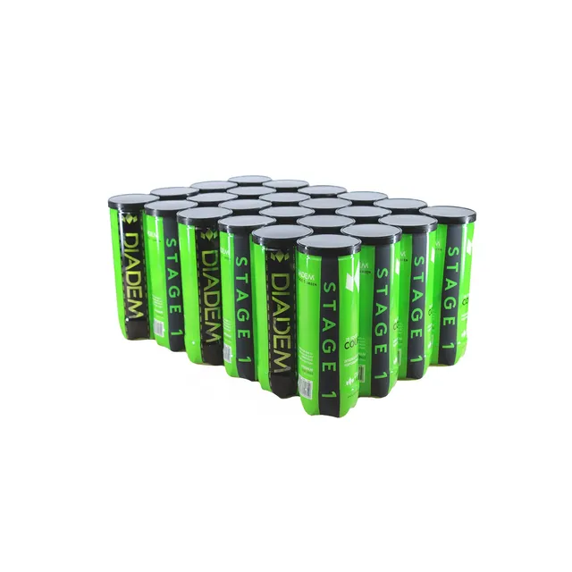 diadem-stage-1-green-dot-ball-kiste-24-dosen-tennisball image 1