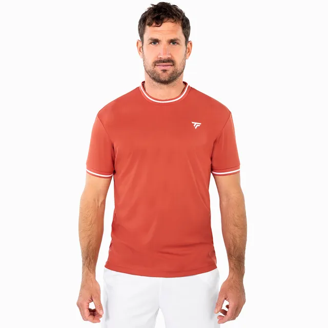 tecnifibre-tech-tee-terracotta-herren-t-shirt-mit-atmungsaktivem-mesh image 1
