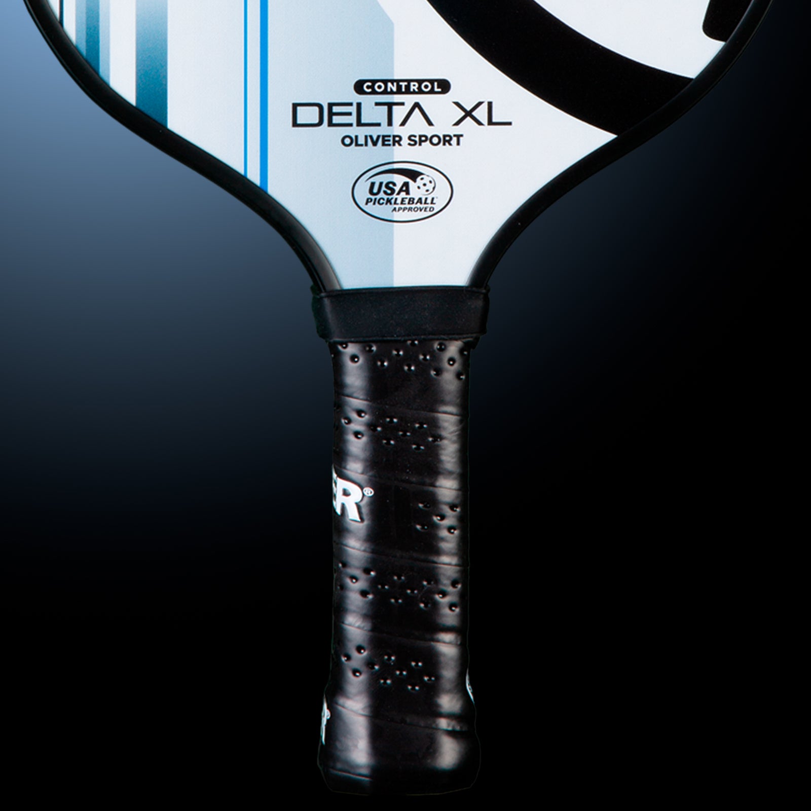 oliver-delta-xl-control-pickleball-schl-ger-wei-grau-16-mm-fiberglas image 4