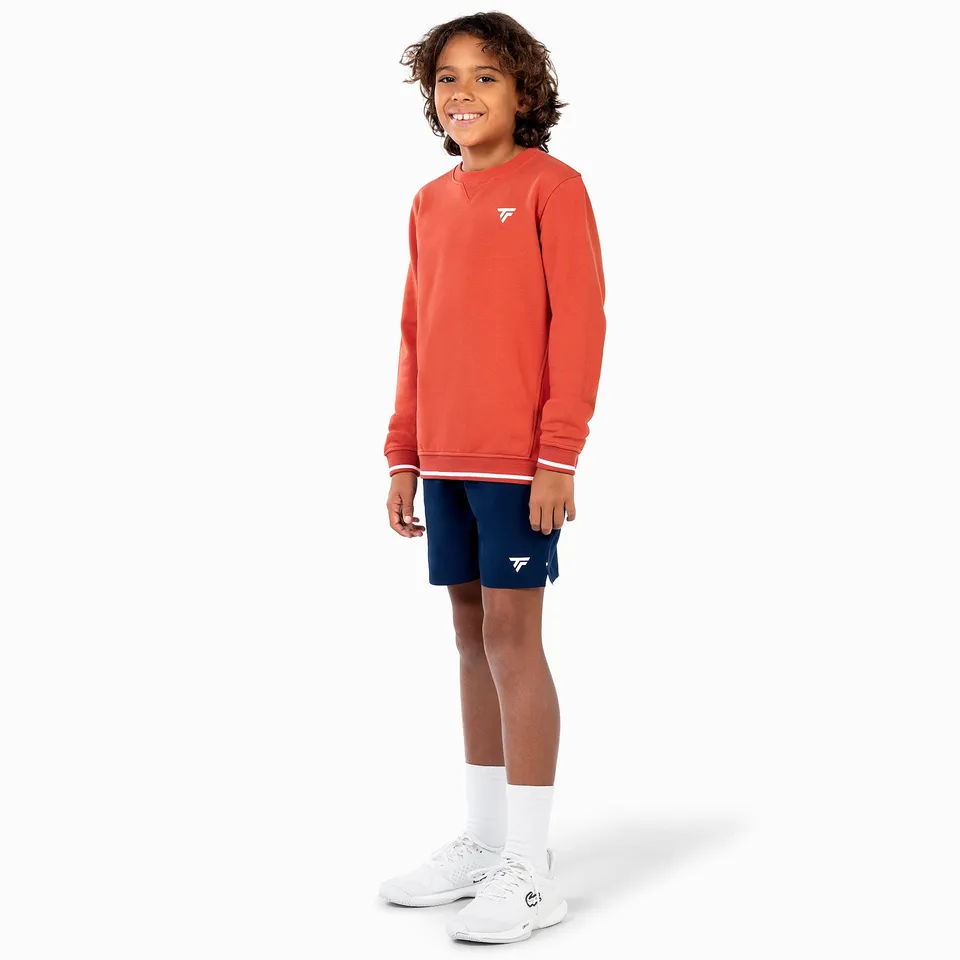 tecnifibre-sweat-terry-sweater-terracotta-jungen-warm-und-bequem image 1