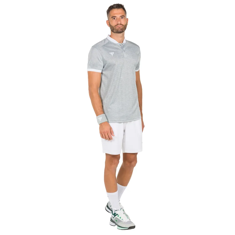 tecnifibre-team-mesh-polo-silver-herren-klassisches-tennis-poloshirt image 1