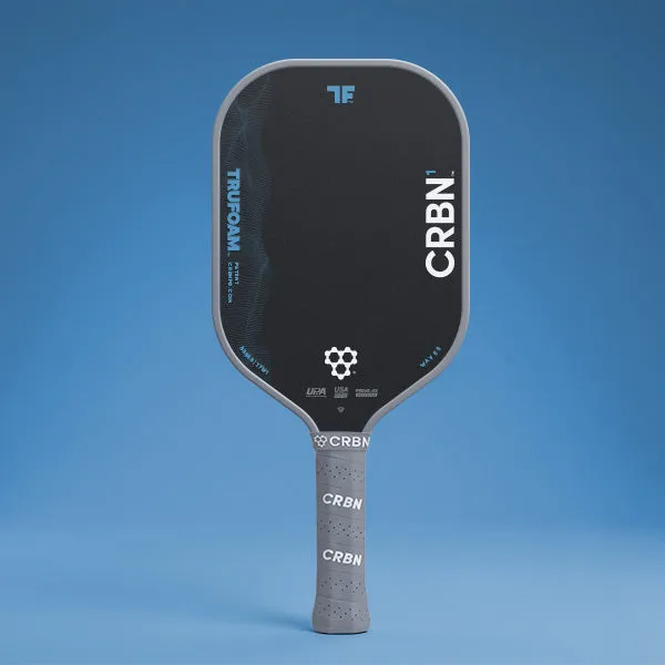 crbn-trufoam-waves-pickleball-paddle-elongated-long-handle-foam-core image 1
