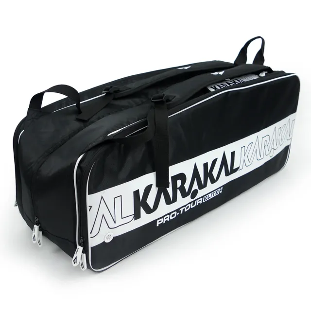 karakal-pro-tour-elite-2-2-racket-bag-white-12-schl-ger-turniertasche-77-x-33-x- image 1