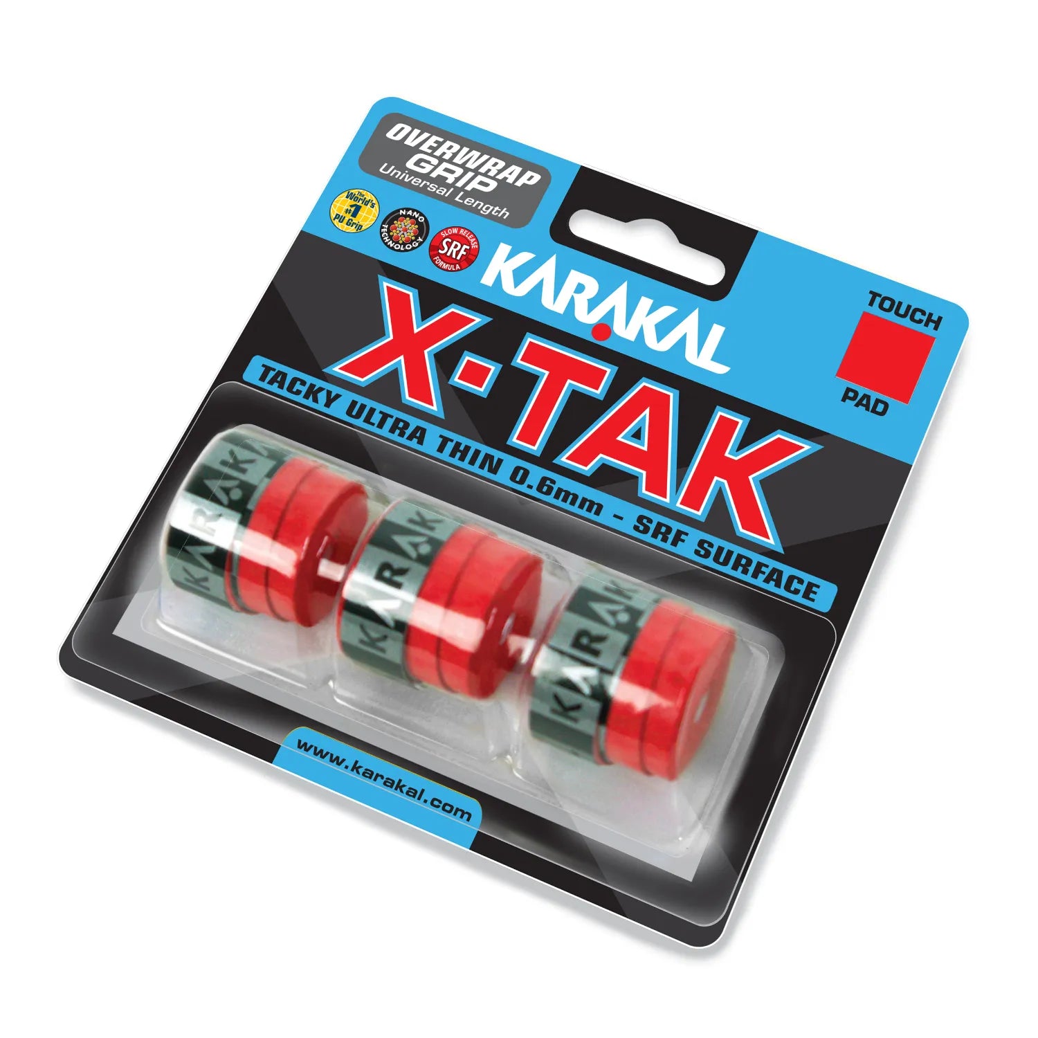 karakal-x-tak-overwrap-griff-0-6-mm-tacky-3er-pack image 3