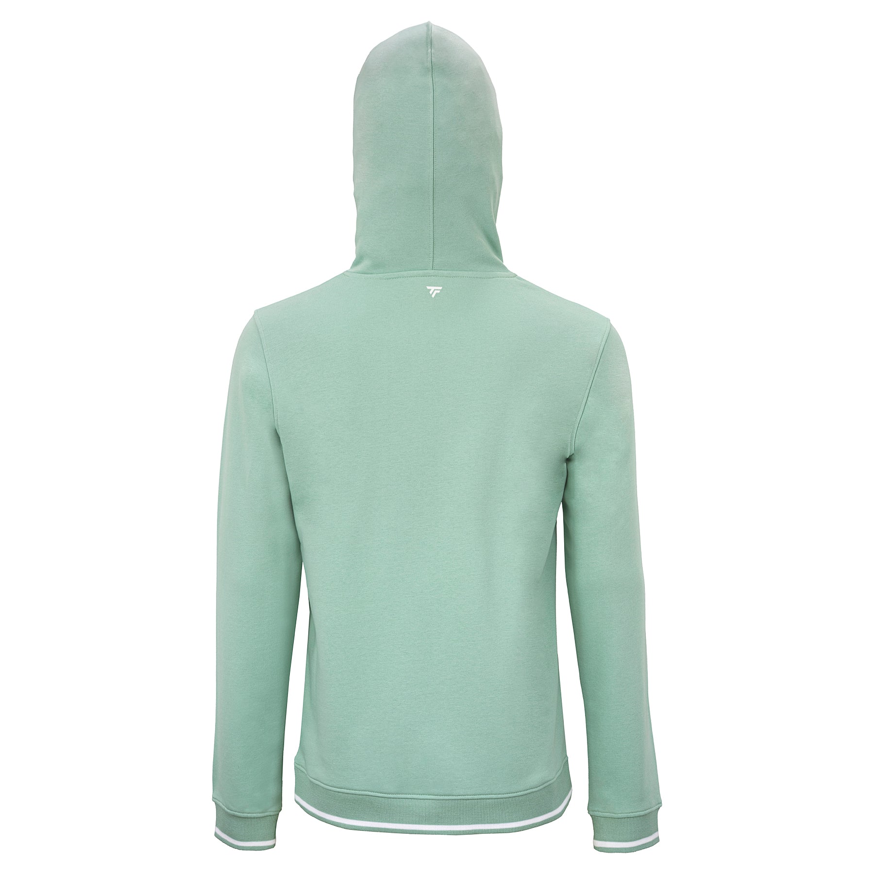 tecnifibre-terry-hoodie-sage-m-dchen-warmer-kapuzenpullover-mit-2-seitentaschen image 3