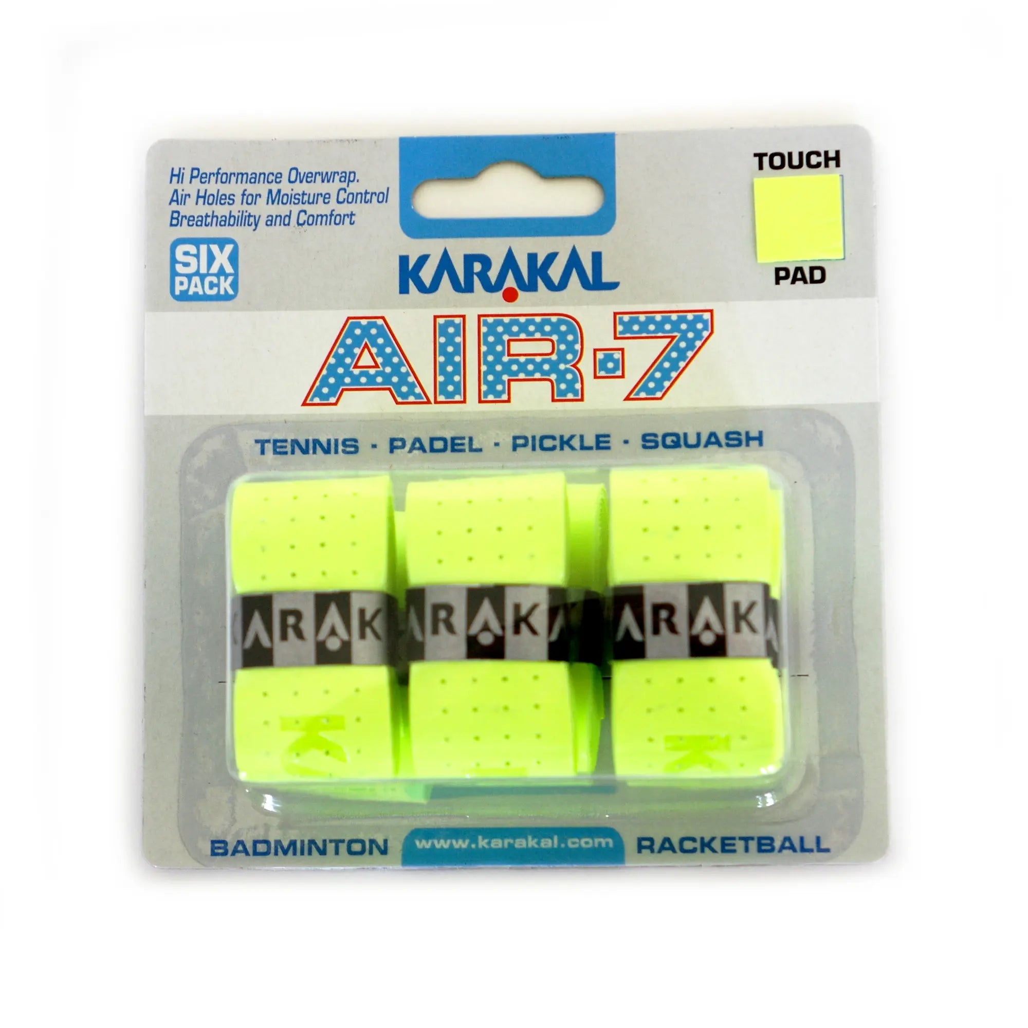 karakal-air-7-overwrap-racketgriff-6er-pack-f-r-alle-racketsportarten image 5