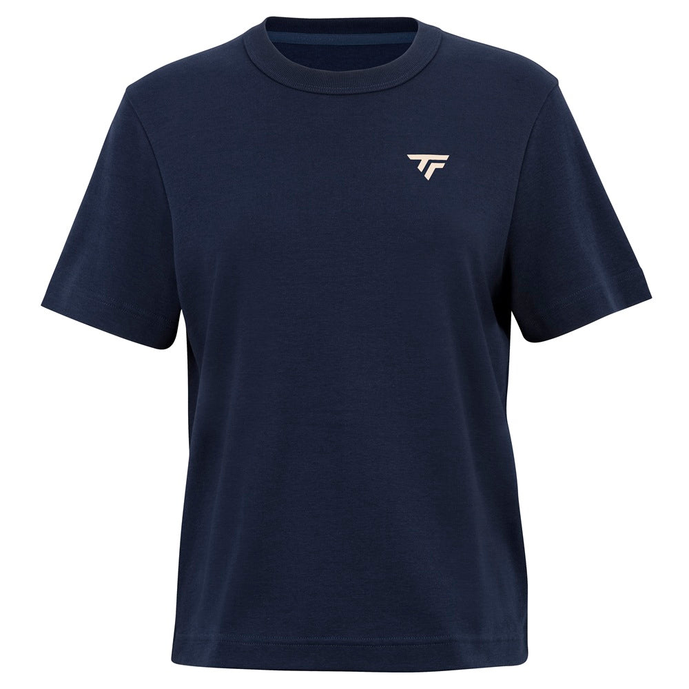 tecnifibre-graphic-tee-femme-marine-oversize-t-shirt-aus-bio-baumwolle image 3