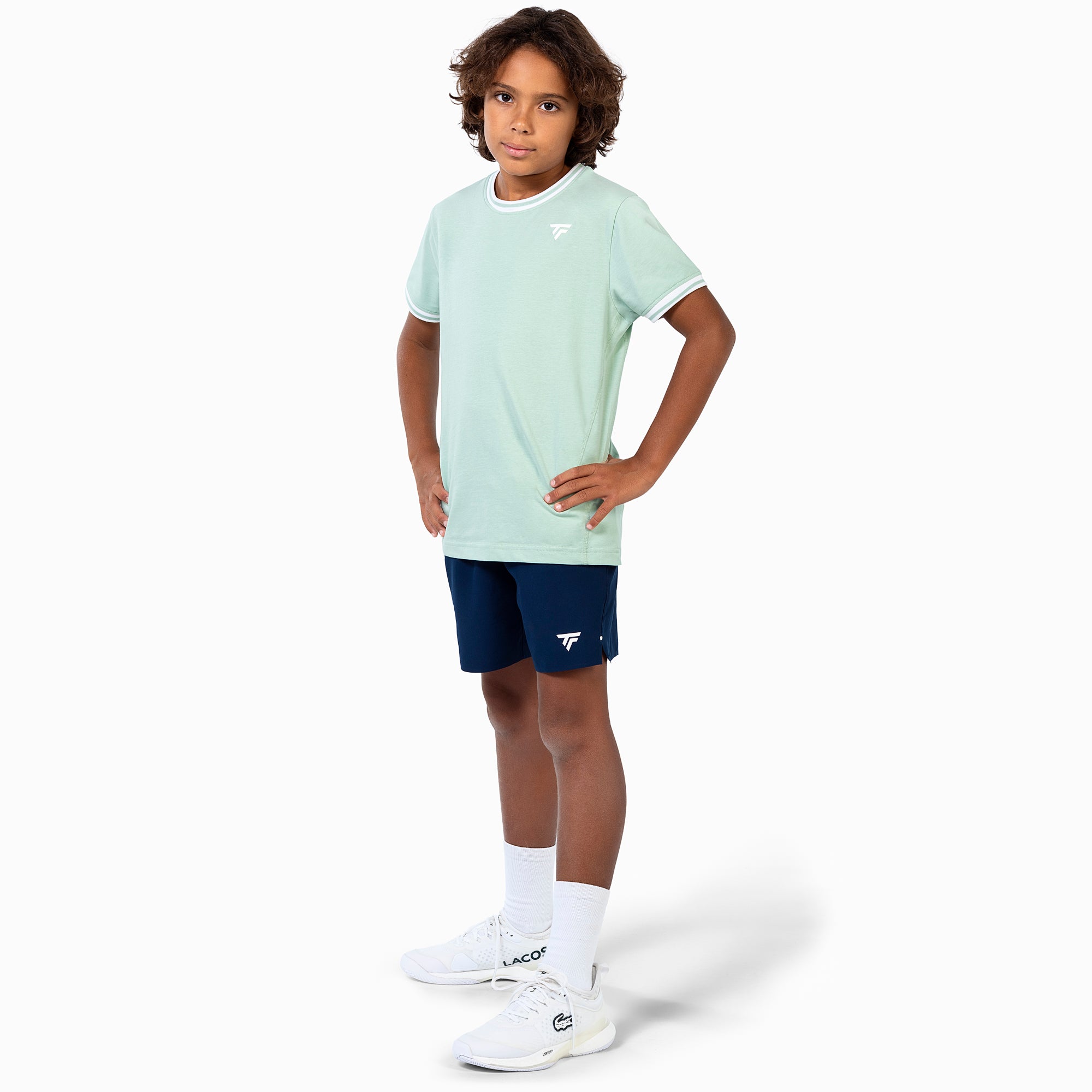 tecnifibre-t-shirt-stretch-tee-sage-jungen-bio-baumwolle-elastisch image 2