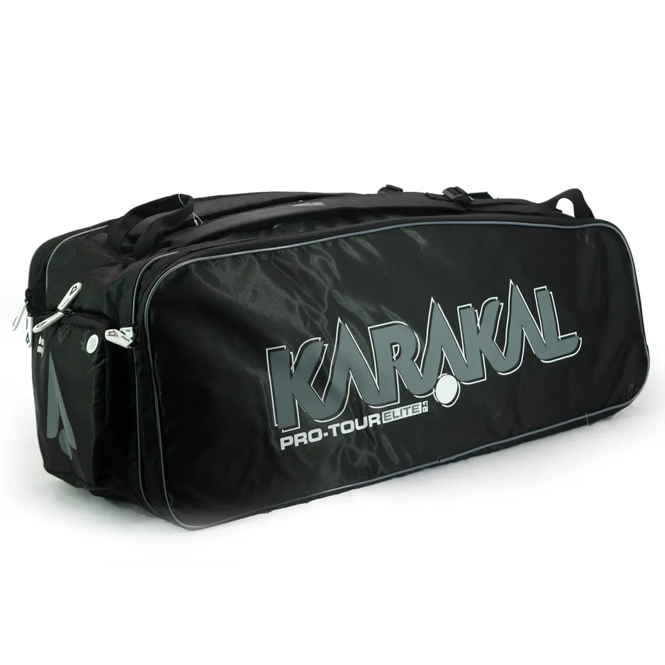 karakal-pro-tour-2-1-elite-racketbag-mit-wei-em-besatz-12-racket-tasche image 1