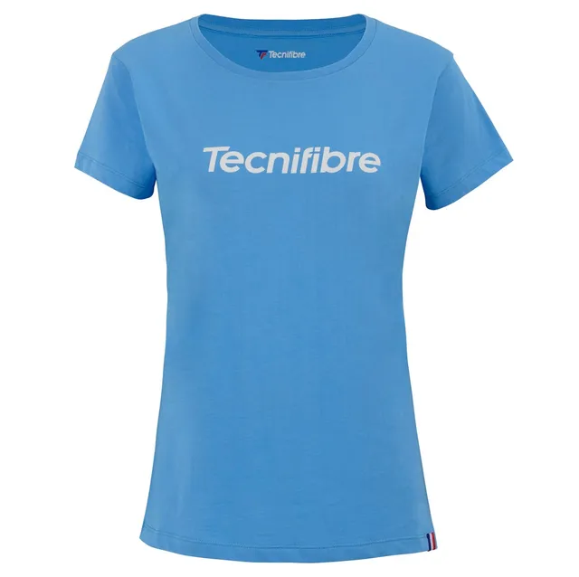 tecnifibre-team-cotton-tee-azur-m-dchen-100-baumwolle-atmungsaktiv-bequem image 1