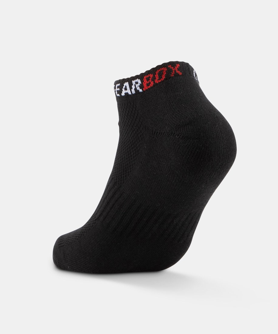 gearbox-no-show-socken-black-red-white-sportsocken image 8