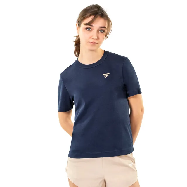 tecnifibre-graphic-tee-femme-marine-oversize-t-shirt-aus-bio-baumwolle image 1