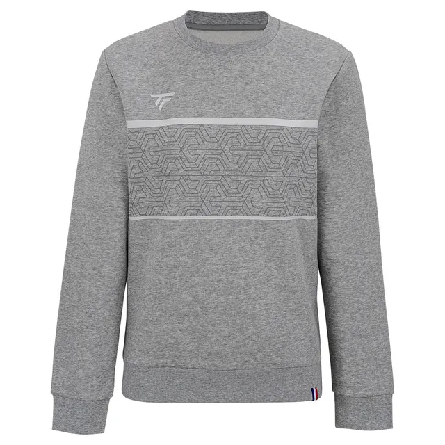 tecnifibre-team-sweat-silver-fille-damen-sweatshirt-mit-rundhals-und-rippb-ndche image 1