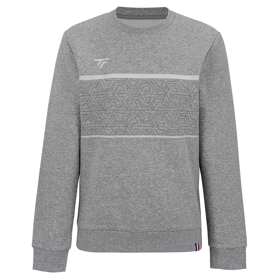 tecnifibre-team-sweat-silver-fille-damen-sweatshirt-mit-rundhals-und-rippb-ndche image 1